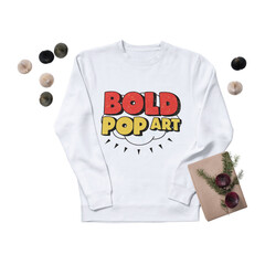 Bold pop Art T-shirt logo design