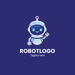 Robot logo,robot  techno logo