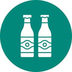 Beer Bottle icon vector image. Suitable for mobile apps, web apps and print media.
