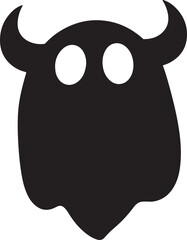 scary halloween ghost silhouette