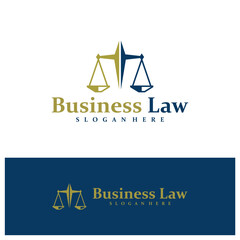 Law Firm logo design concept vector. Justice Logo Design Template. Creative Symbol. Icon