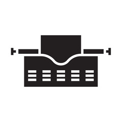 Typewriter icon design