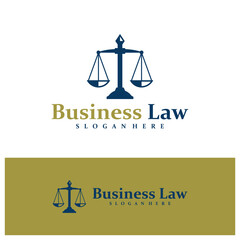 Law Firm logo design concept vector. Justice Logo Design Template. Creative Symbol. Icon