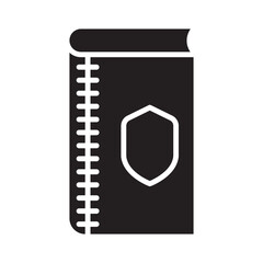 Bookbinding icon design