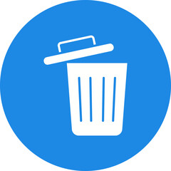 Garbage icon vector image. Suitable for mobile apps, web apps and print media.