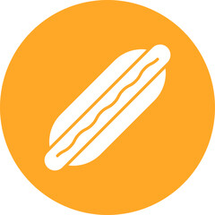 Hot Dog icon vector image. Suitable for mobile apps, web apps and print media.