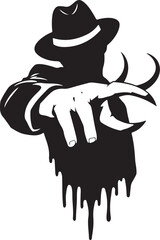 Scary zombie halloween Silhouette