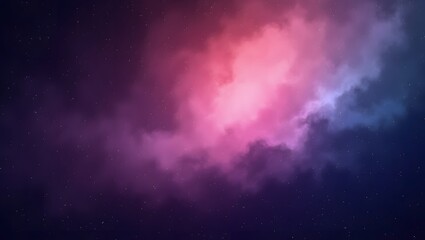 Colorful Nebula Glow – Abstract Space Cloud in Purple and Pink