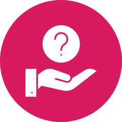 Question icon vector image. Suitable for mobile apps, web apps and print media.