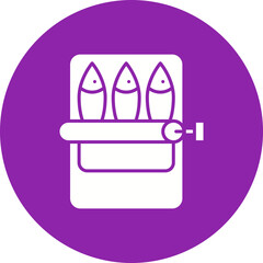 Sardines icon vector image. Suitable for mobile apps, web apps and print media.