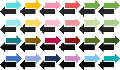 矢印のイラストセット