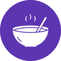 Soup icon vector image. Suitable for mobile apps, web apps and print media.