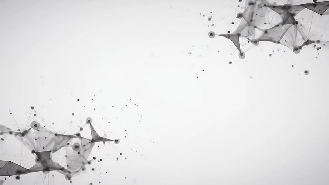 Abstract grey shapes background image