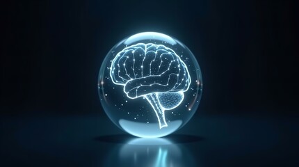 Futuristic Brain Technology Concept for Artificial Intelligence and Neuroscience | AI