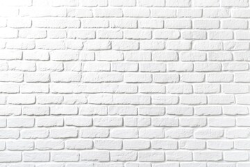 Fototapeta premium Clean white brick wall texture