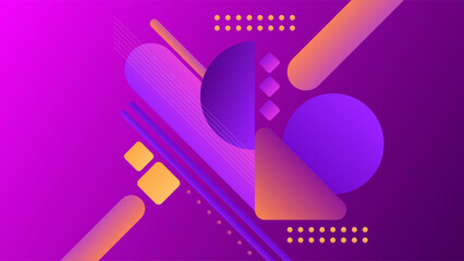 ABSTRACT BACKGROUND ELEGANT PINK PURPLE ORANGE GRADIENT SMOOTH LIQUID COLORFUL DESIGN WITH GEOMETRIC SHAPES VECTOR TEMPLATE GOOD FOR MODERN WEBSITE, WALLPAPER, COVER DESIGN 