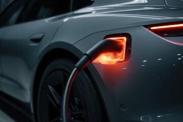 Electric car charging modern vehicle technology