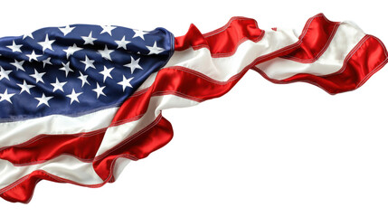 flag of united states isolated