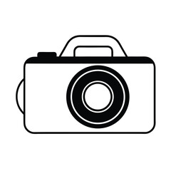 Silhouette of a Camera