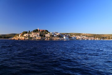 Primosten town summer view, Croatia