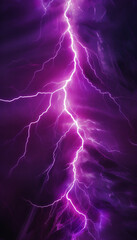 lightning in the night sky