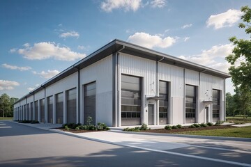 Modern Storage Facility Design with Efficient Office Space Solutions