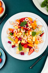 Elegant gourmet seafood dish.