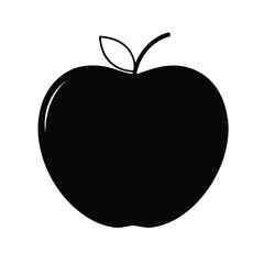 Silhouette of a Apple