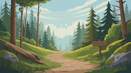 landscape with trees © Blendbucker