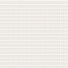 Seamless geometrical pattern with wavy lines on a white background