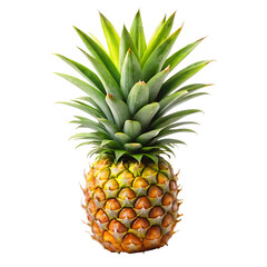 Fototapeta premium Fresh Pineapple Fruit Cutout on White Background