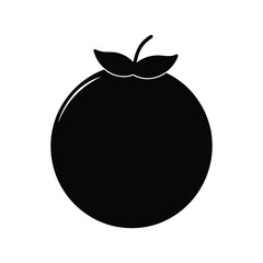 Silhouette of a Blueberry