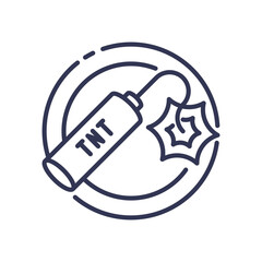 Illustration of TNT dynamite symbolizing explosive power and impact.