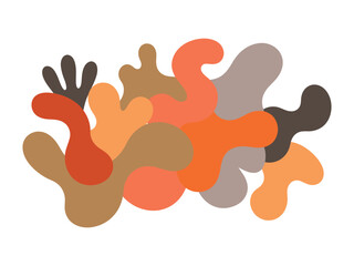 Abstract Geometric Design Element Vector Art with Simple Shapes and Patterns