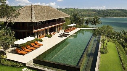 Luxury Villa with Infinity Pool Overlooking Ocean