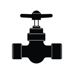 Silhouette of a Angle Valve