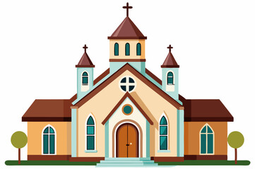 Decorative Church Vector Art