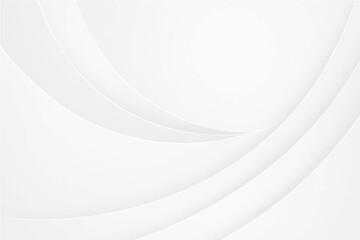 White abstract design with light waves and curved lines creates a smooth, artistic wallpaper texture