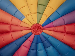 Fototapeta premium Colorful hot air balloon canopy (2)