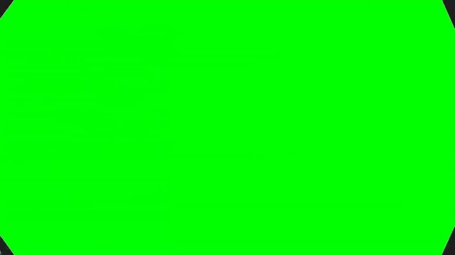 Camera Aperture Transition Diaphragm Open and close in Green Screen. Animation Camera shutter speed transition on green screen background