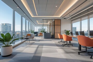 Contemporary Office Space with Premium Amenities in a Vibrant Commercial Setting