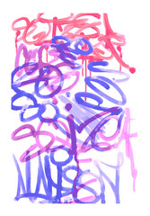 Abstract street art graffiti urban theme for prints