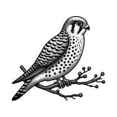 Sketch vector off a bird