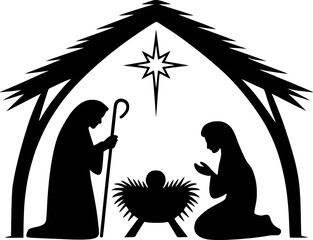 Nativity SVG - Manger Svg - Stable SVG - Christmas Svg - Nativity Clip Art - Nativity Silhouette
Nativity SVG, Nativity scene svg, Christmas SVG, Holiday Decoration Decal, Vinyl Cut File, NativitPrint
