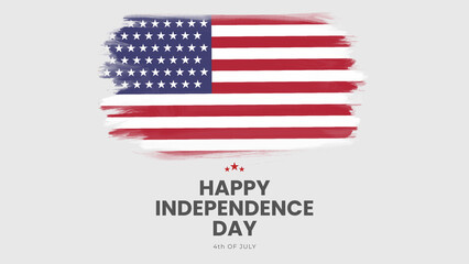 USA Independence Day Banner	