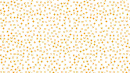A dense pattern of small sun symbols scattered across a plain white background evenly distributed