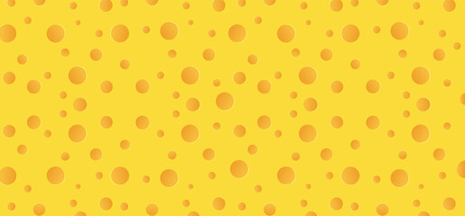 Cheese texture background in a flat design. Vector illustration