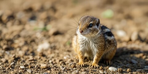 Mexican Ground Squirrel in Rio Grande Valley, Texas