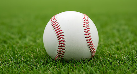 Baseball on Green Grass: America's Pastime