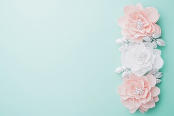 Naklejka premium Pastel Floral Arrangement